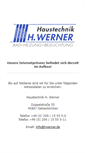 Mobile Screenshot of hwerner.de